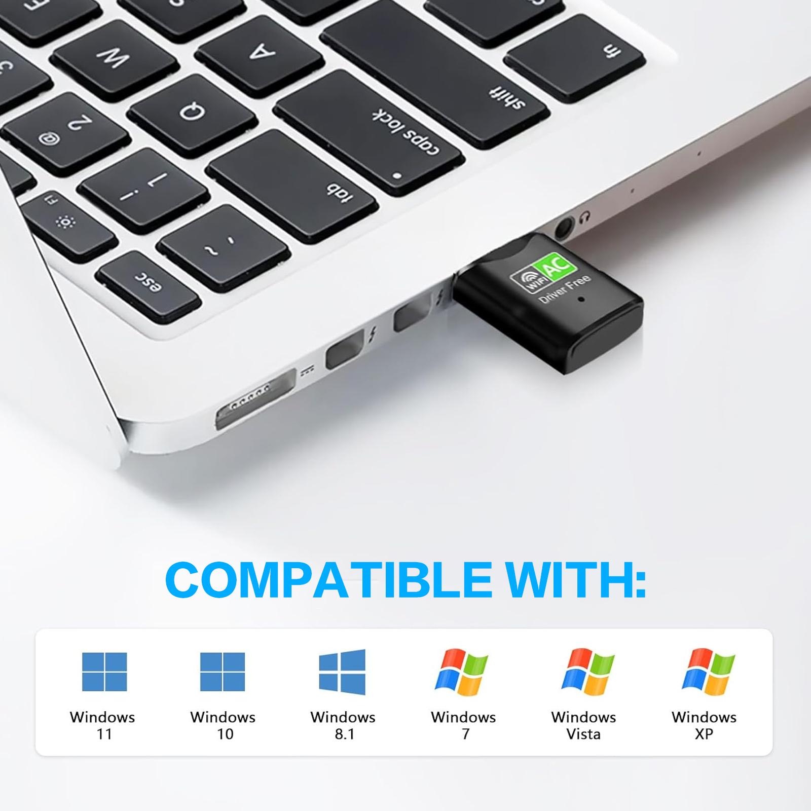 AC600 USB WiFi Adapter, Dual B - Smart Home For Pc recension och pris
