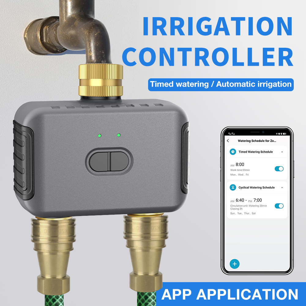 Tuya 2 Zone Watering Timer Gar - Smart Home Automation recension och pris