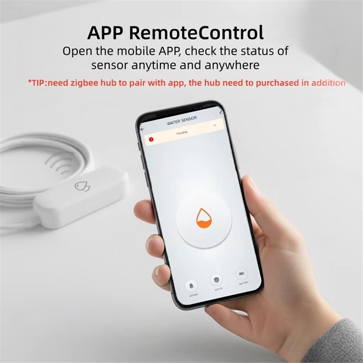 Compatible ZigBee Water Leak S - Smart Home Life recension och pris