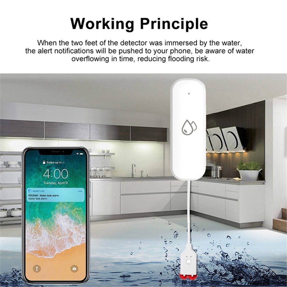 Compatible ZigBee Water Leak S - Smart Home Life recension och pris